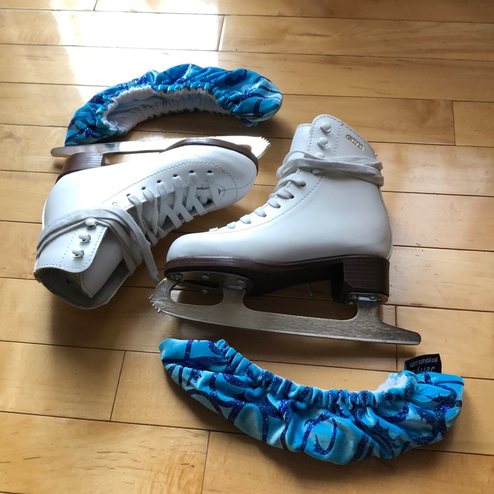 GAM White Figure Skates Kids Size 12 Model 1110